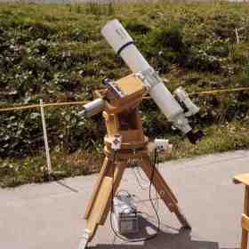 Teleskop Michael Koch Tak FS-128 f/8 Selbstbaumontierung